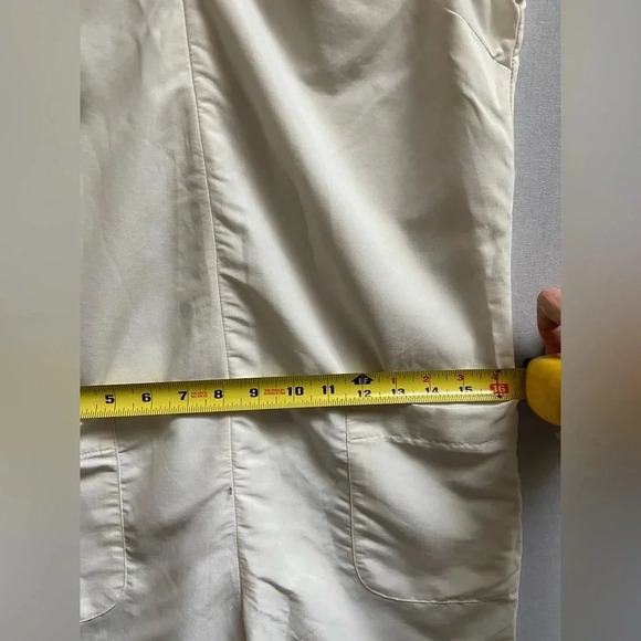 TOPSHOP cream v-neck romper Sz US 4 - Picture 10 of 11